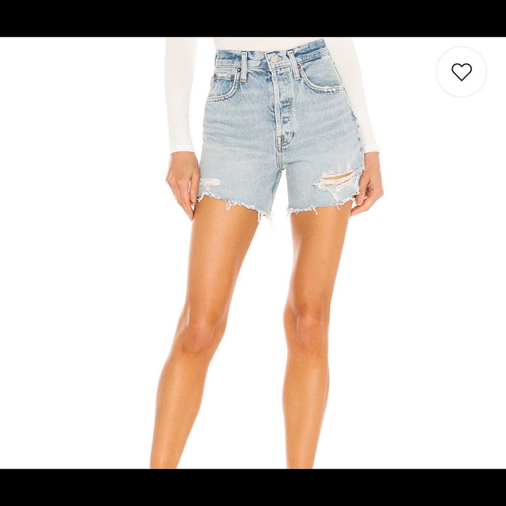 Agolde Riley cut off Shorts